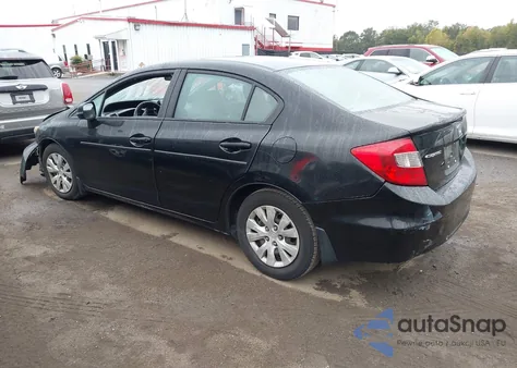 2012 Honda Civic Lx from USA, damaged, VIN 2HGFB2F5XCH590048